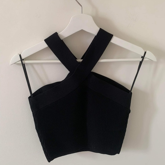 Babaton Sculpt Knit Criss Cross Tank - Picture 4 of 4